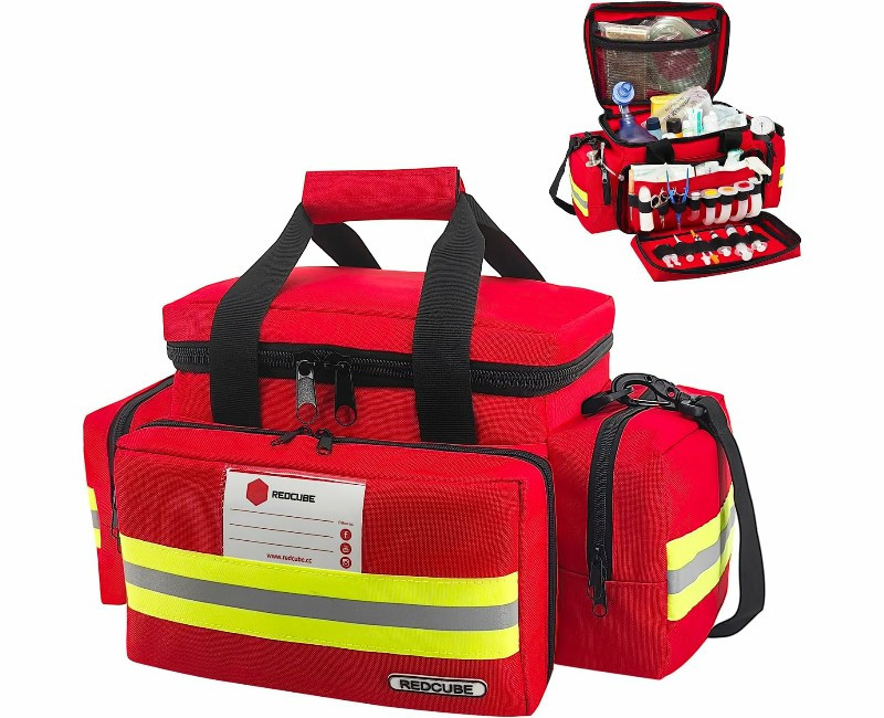 Professional Portable First Aid Bag – Waterproof, Dustproof, Multi-Compartment Emergency Medical Storage Kit