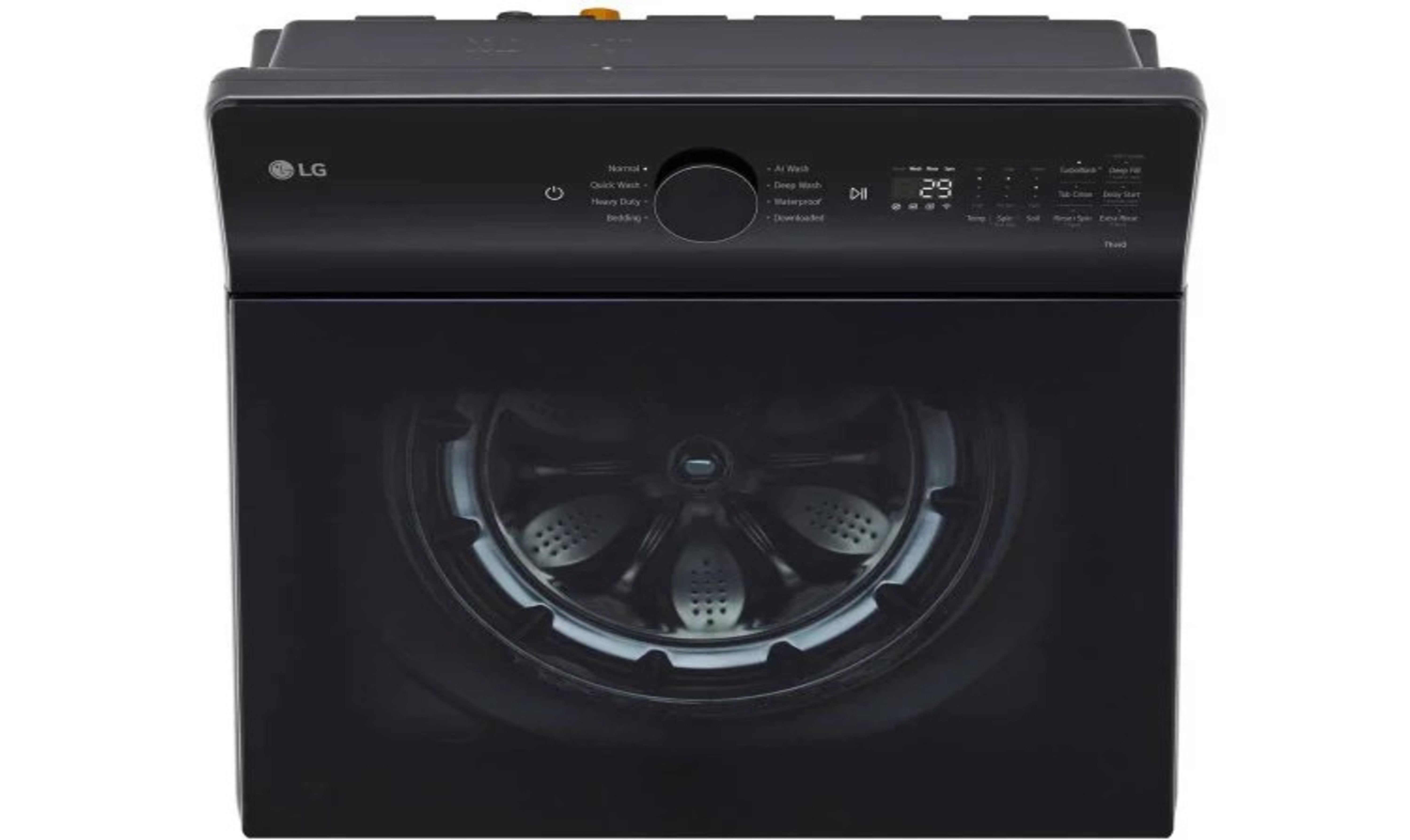 LG WT8400CB 5.5 cu ft Mega Capacity Smart Top-Load Washer – Matte Black, EasyUnload™ & AI Sensing, TurboWash3D