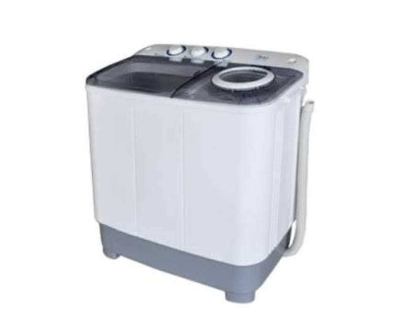 Midea MTE8 (8 kg Top Load Semi-Automatic Washing Machine) – High-Efficiency Twin Tub, Durable Plastic Body, Powerful Spin System