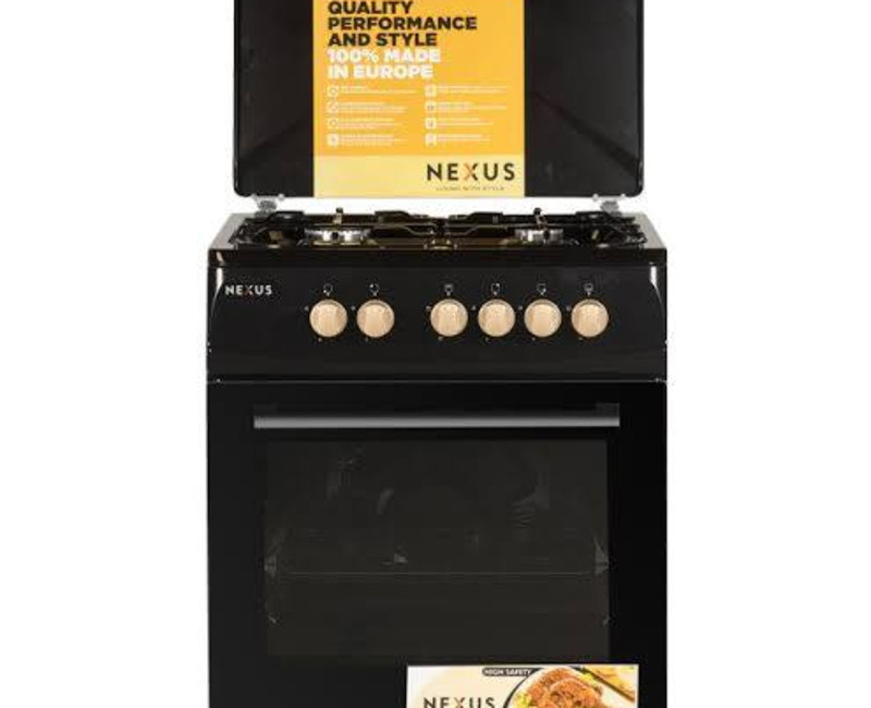 Nexus NX-6003 4-Burner Gas Cooker with Oven & Grill – Durable, Efficient & Multi-Functional Kitchen Gas Range