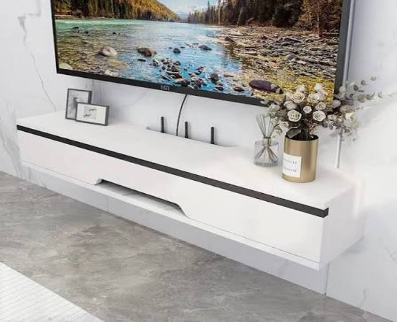 Premium TV Shelf Unit with Cable Management & Multi-Device Compartments – Modern Media Console Inspired by IKEA BESTÅ / STOCKHOLM