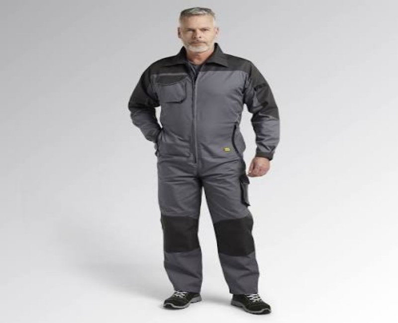 Diadora Premium Industrial Work Coverall – Heavy-Duty, Breathable, Multi-Pocket Protective Overall for Construction, Engineering & Factory Use (Safety tools)