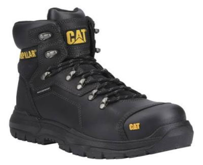 CAT Industrial Steel Toe Safety Shoe – Anti-Slip, Shock-Absorbent & Heavy-Duty Work Boot (Safety tools)