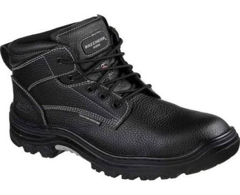 Skechers Work Men's Steel Toe Safety Boots – Slip-Resistant, Electrical Hazard Protection, Durable Industrial Work Footwear (Safety tools)