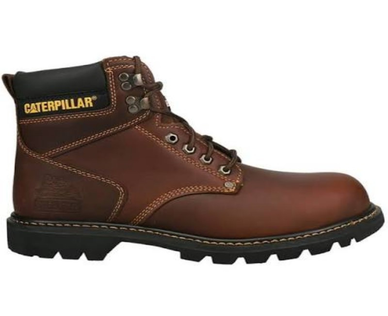Caterpillar Second Shift Steel Toe Work Boot – Durable Leather, Slip-Resistant Outsole, Industrial-Grade Safety Footwear(brown)