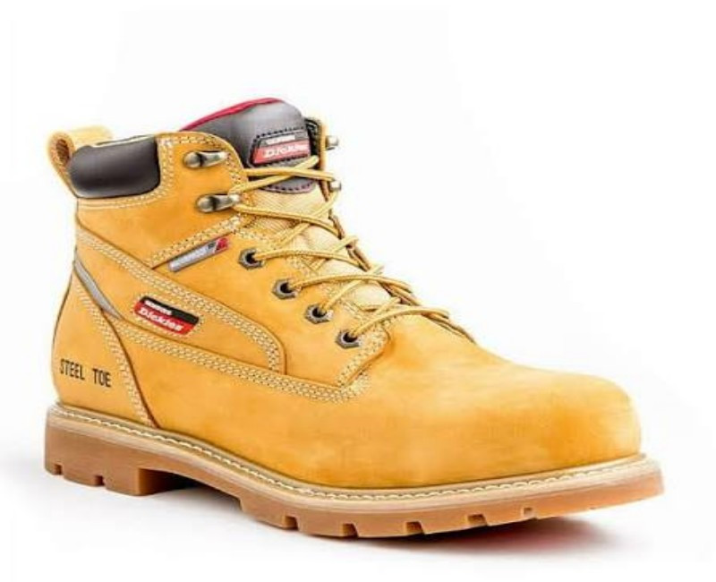 Dickies Industrial Safety Steel Toe Work Boot – Durable Leather, Slip & Oil Resistant Outsole, Comfortable All-Day Protection