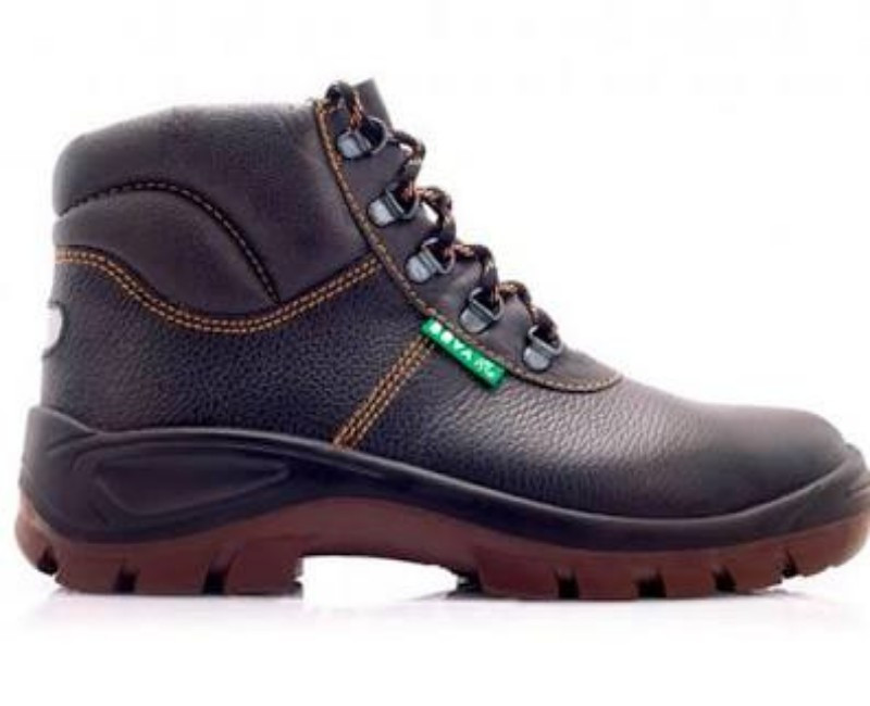 Bova NeoFlex Safety Boot – Metal-Free Composite Toe, Anti-Slip SRC Sole, Industrial Work Safety Footwear(brown)