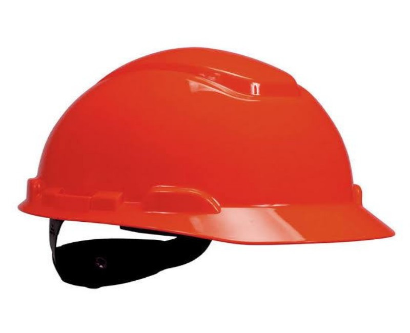 3M H-700 Safety Helmet – Lightweight Industrial Hard Hat with UV-Resistant Shell & Adjustable Suspension System(red)