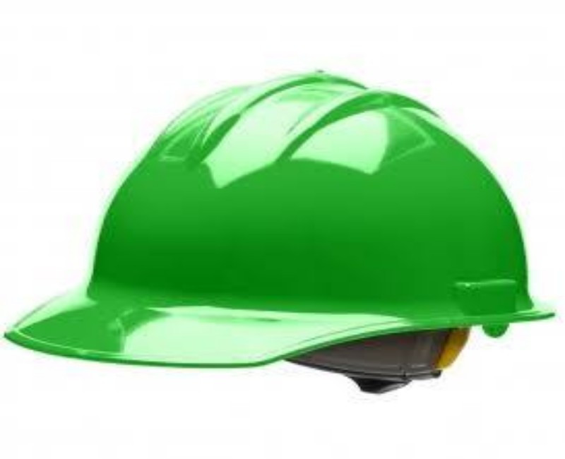 Bullard C30 Classic Hard Hat – Durable HDPE Safety Helmet with 4-Point Suspension & Cotton Brow Pad(green)