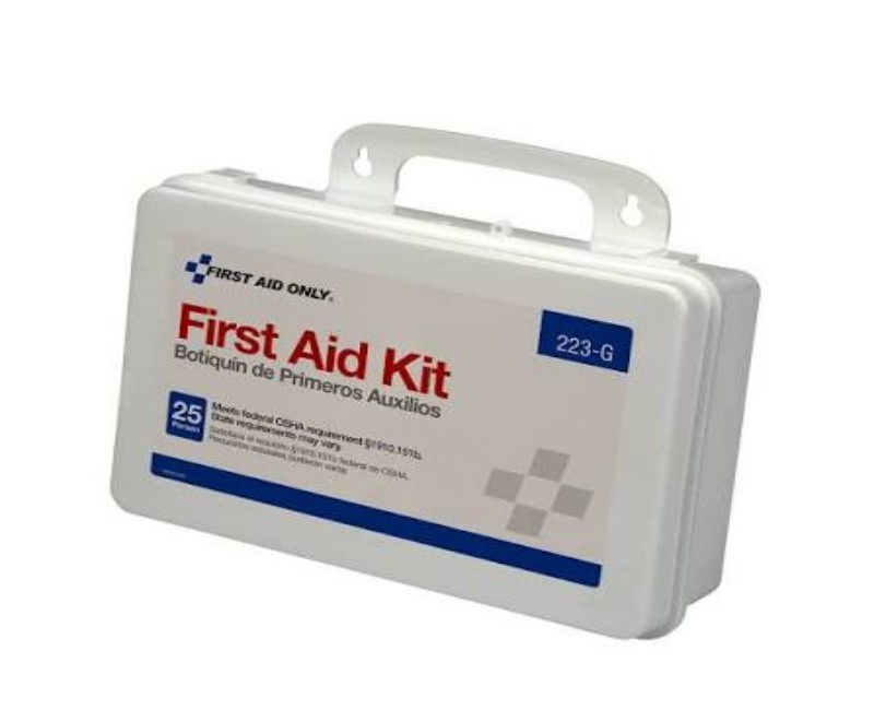 First Aid Only Workplace & Home Emergency First Aid Kit – 260-Piece Comprehensive Medical Supply Box for Injuries, Cuts, Burns & Emergencies