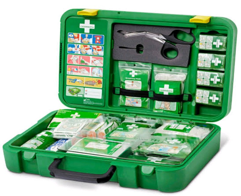 Cederroth–Covarmed–ESE European Modular First Aid Kit – 260-Piece Professional Emergency Medical Case for Workplace, Outdoor & Industrial Safety